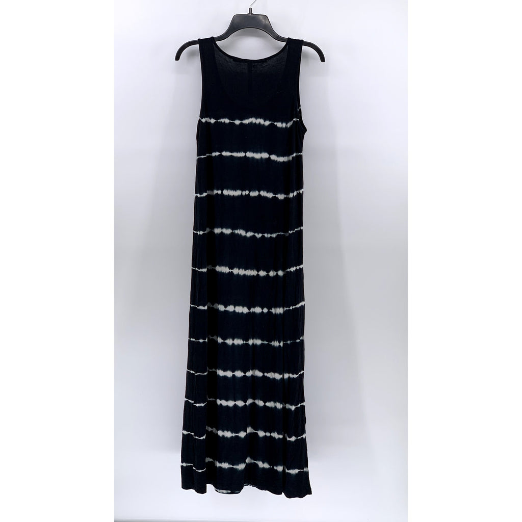 KENSIE Women's Blue-White Tie-Dye Tank Maxi Dress SZ M