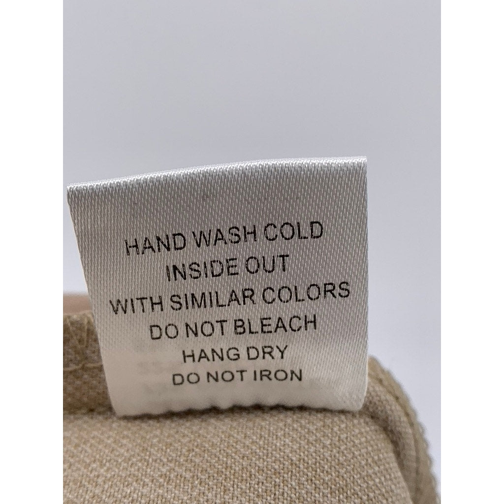 STELEN Women's Tan Pleated Shorts SZ M