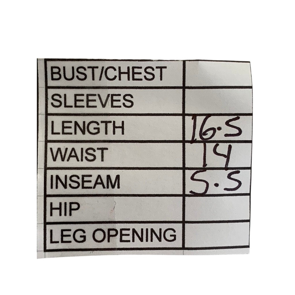 LEVI'S Women's Blue Denim Distressed 501 Button-Fly Regular Fit Shorts SZ 28