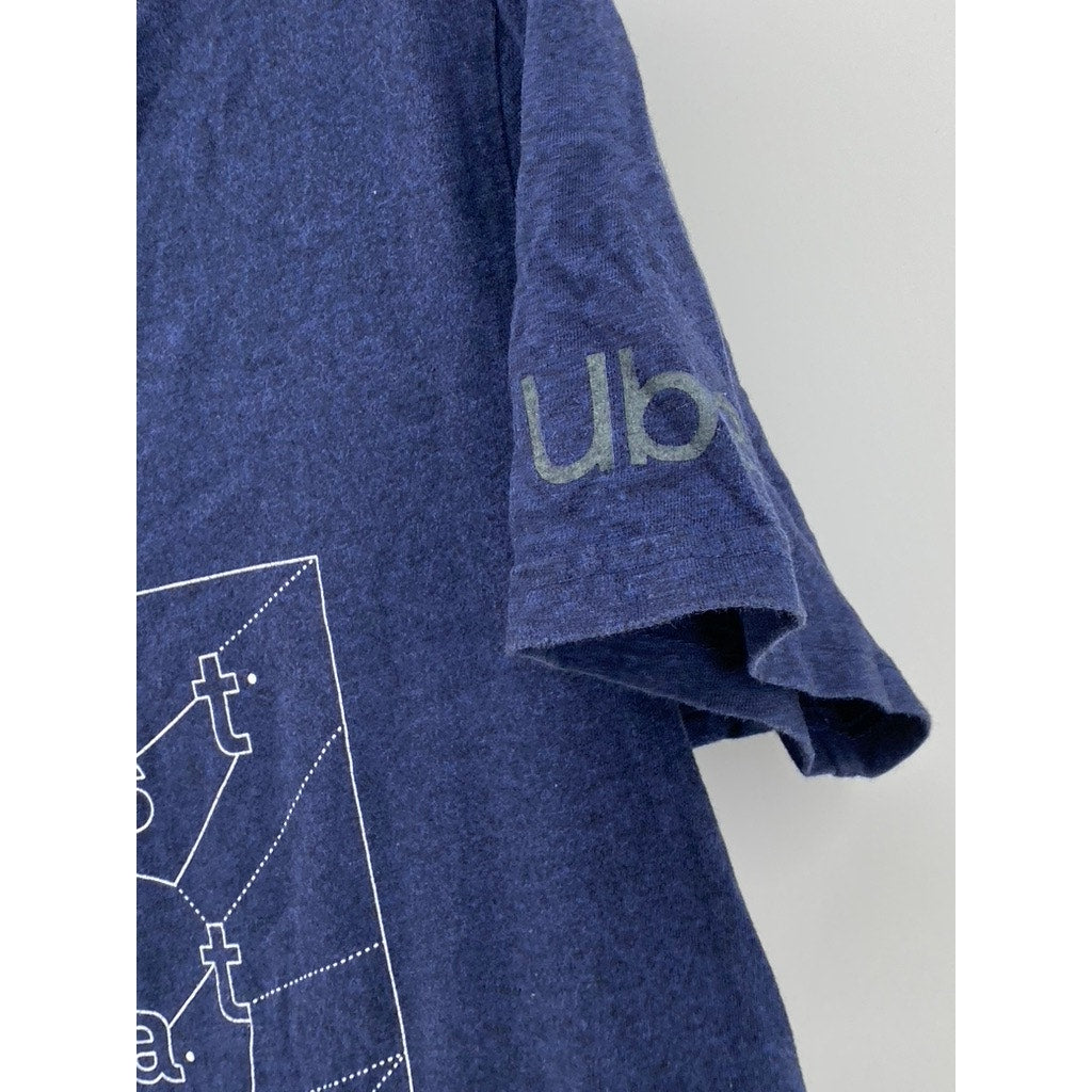 UNBRANDED Unisex Adult Navy Create Constellations Not Stars Graphic T-Shirt SZ S