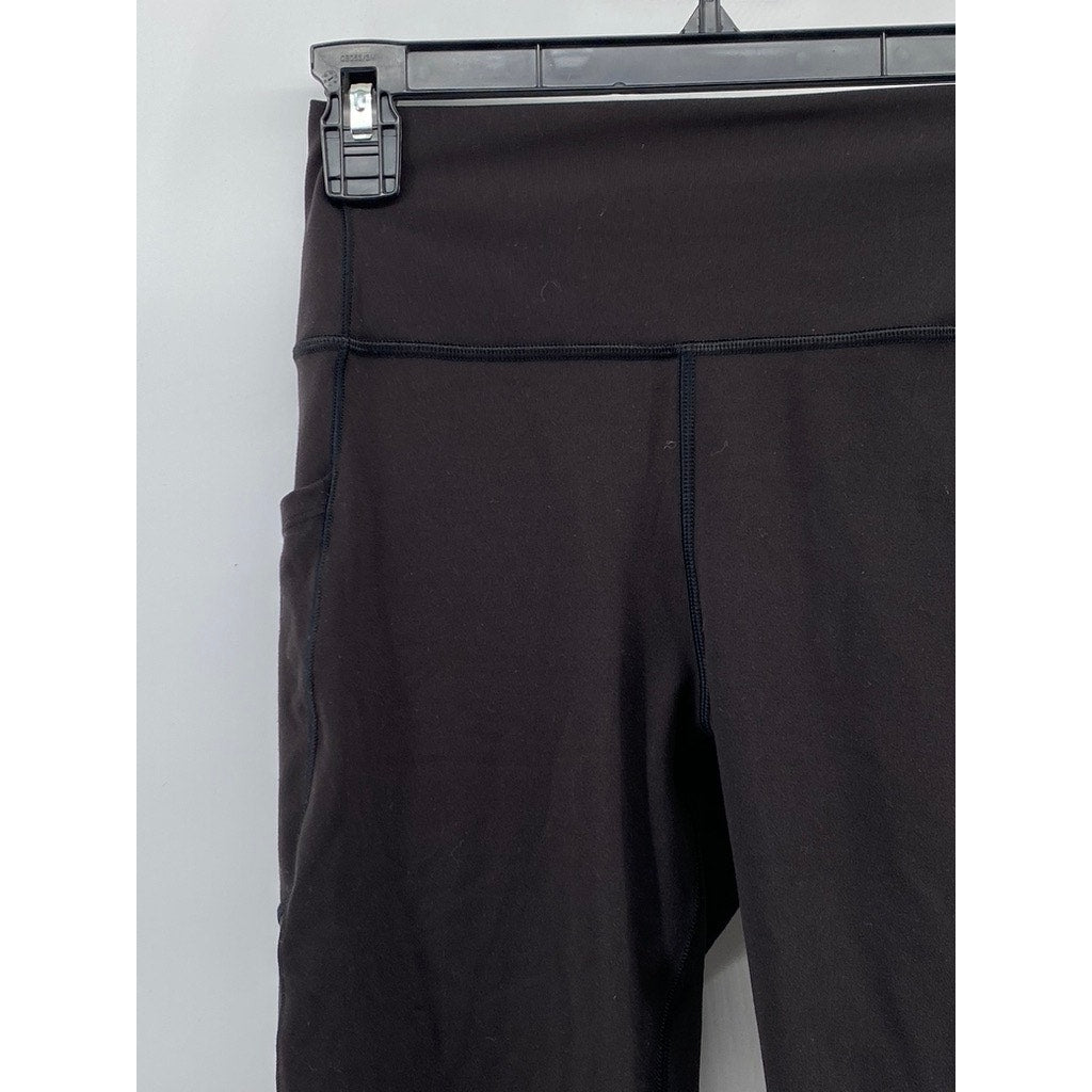 GAPFIT Women's Washed Black PowerMove High-Rise Cropped Pull-On Leggings SZ M