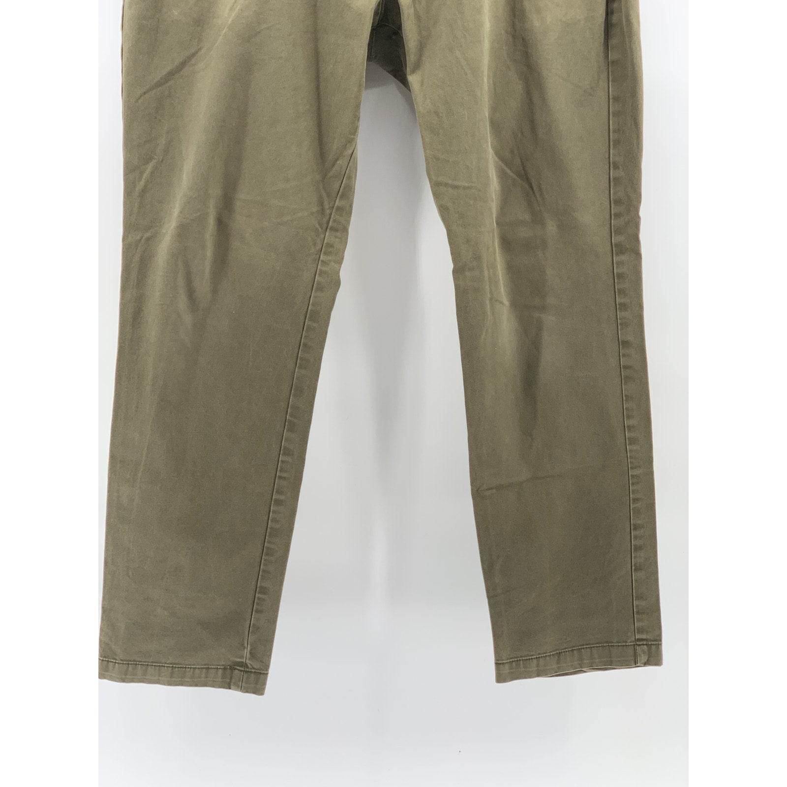 GAP Men's Olive Green Solid Slim Chino Pants SZ 36X30