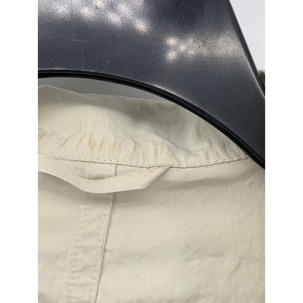 & OTHER STORIES Women's Beige Button-Up Belted Trench Coat SZ S