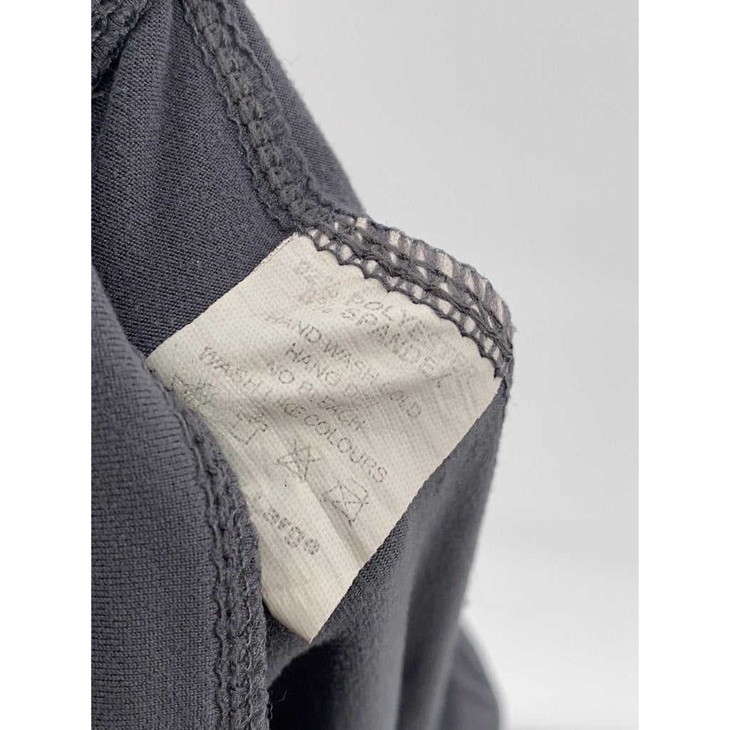 UNBRANDED Women's Gray Solid High-Rise Casual Pull-On Leggings SZ L/XL