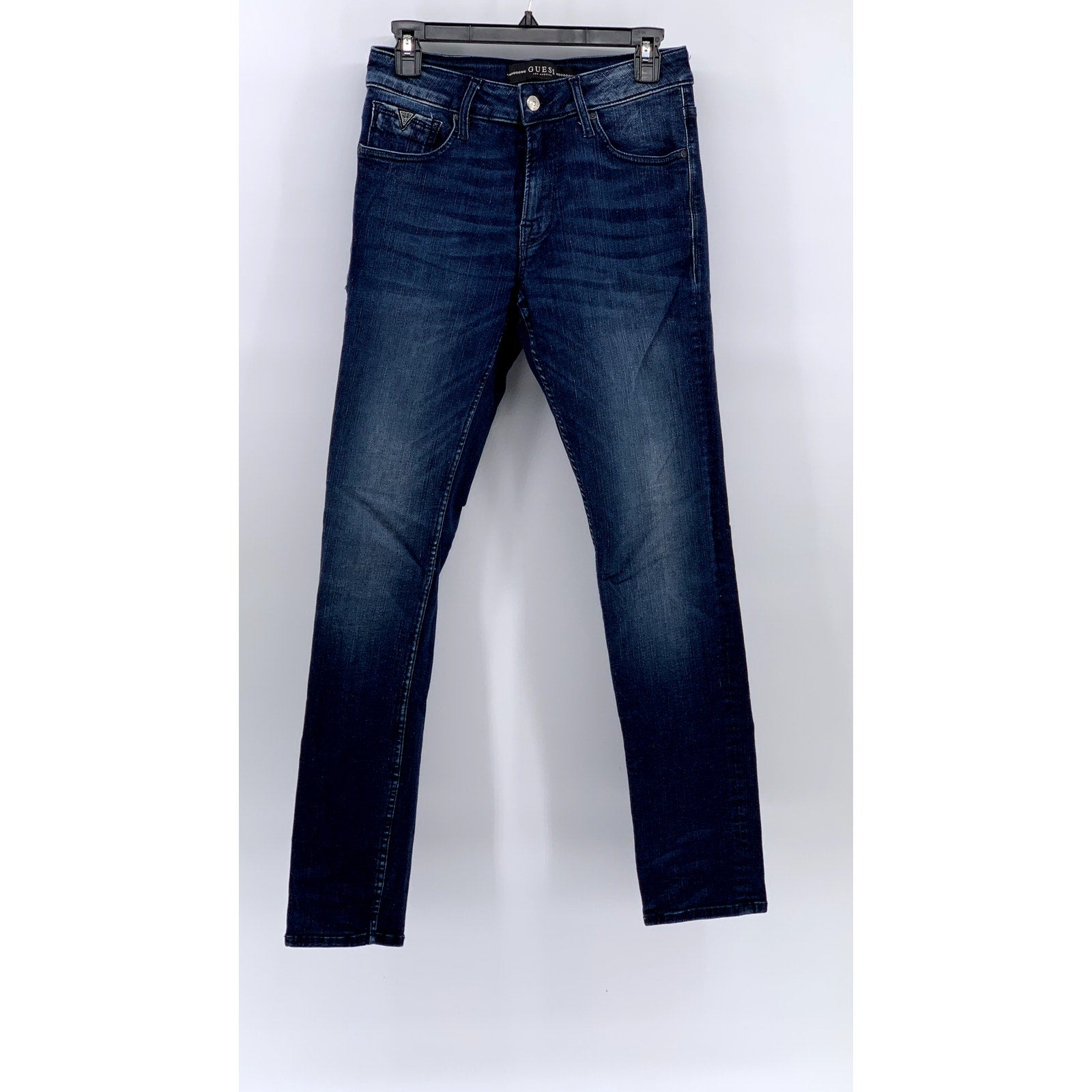 GUESS Men's Dark Blue Denim Skinny Leg Jeans SZ 29