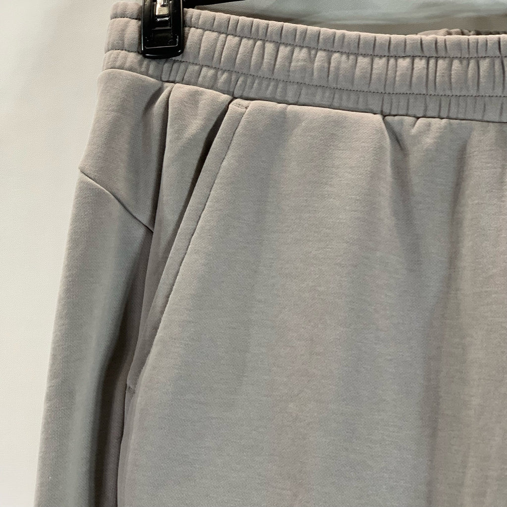 PUMA Men's Concrete Gray Essential Logo Fleece Pull-On Sweatpants SZ XL