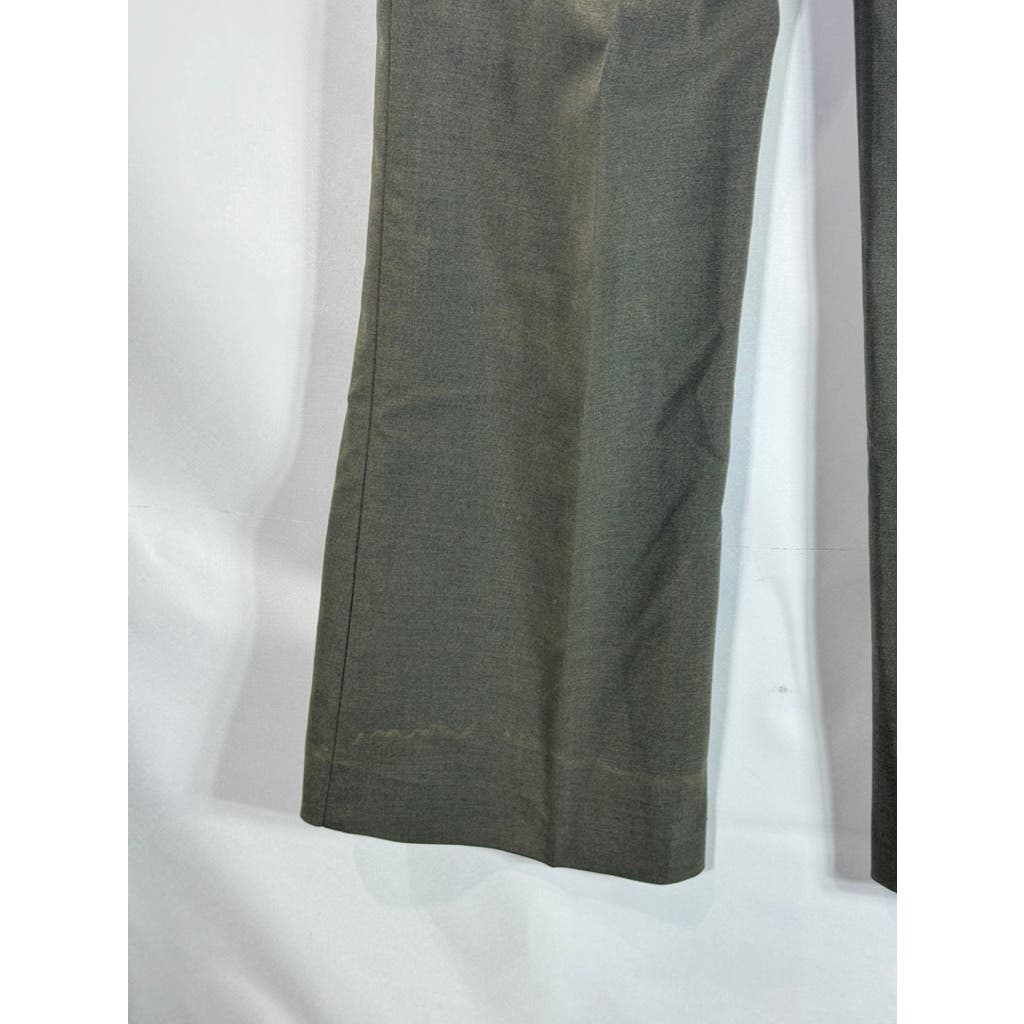 TRINA TURK Women's Gray Pleated Wide-Leg Dress Pants SZ 6