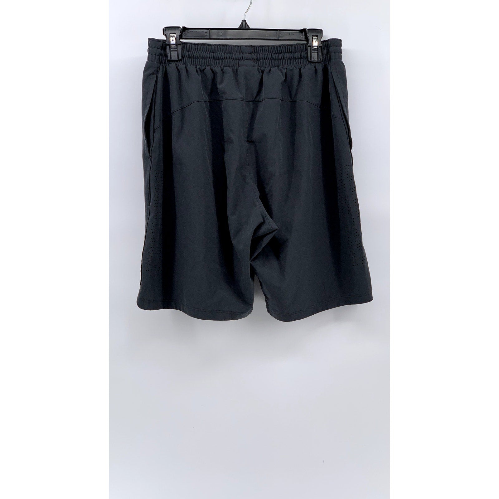 ADIDAS Men's Gray Solid Basketball Shorts SZ M