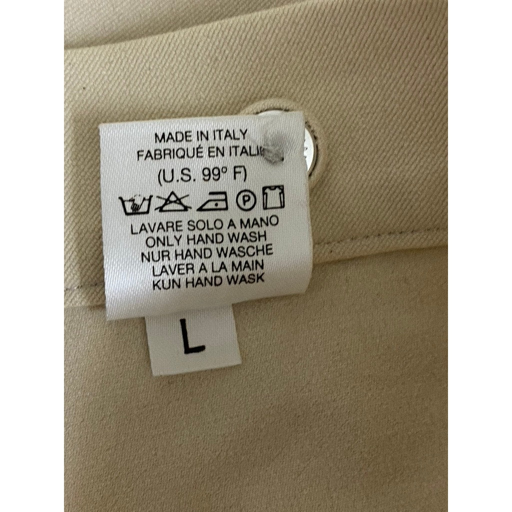 TRANSIT PAR SUCH Women's Beige Slim-Leg Cotton-Blend Dress Pant SZ 3(M)