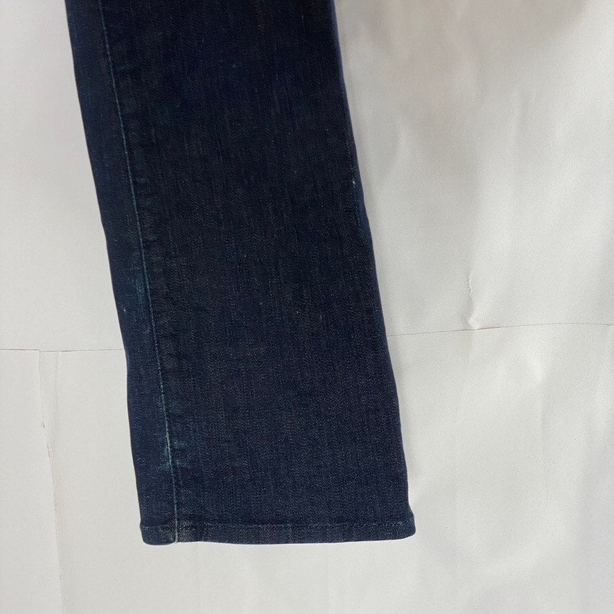 J. BRAND Women's Eclipse Navy Denim The Straight Leg Five-Pocket Jeans SZ 26