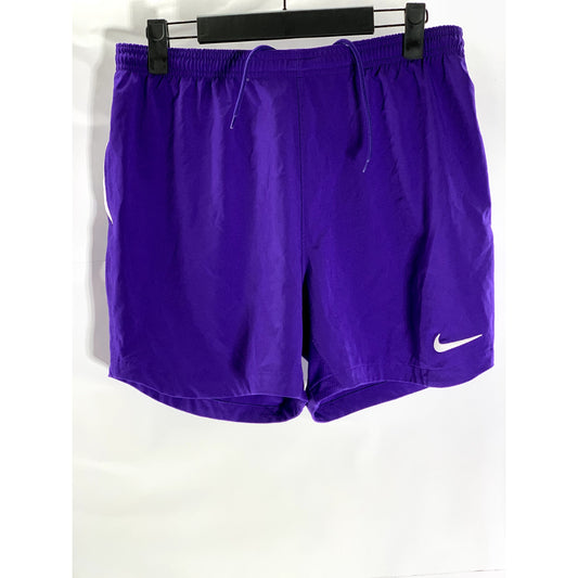 NIKE Women's Purple/White Dri-Fit Elasticized Waist Woven Venom Short SZ XS