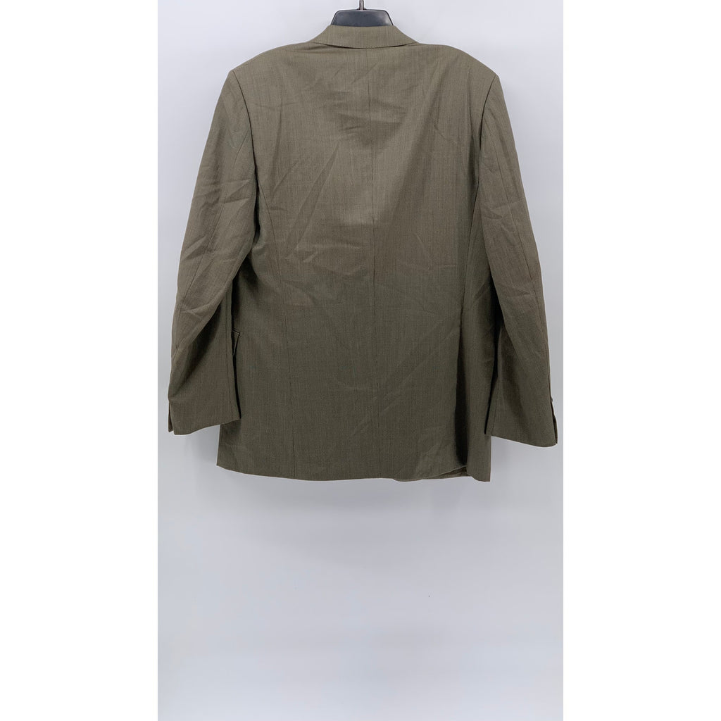 FRATELLI TALLIA DI DELFINO Men’s Brown One-Button Long Sleeve Blazer SZ 44