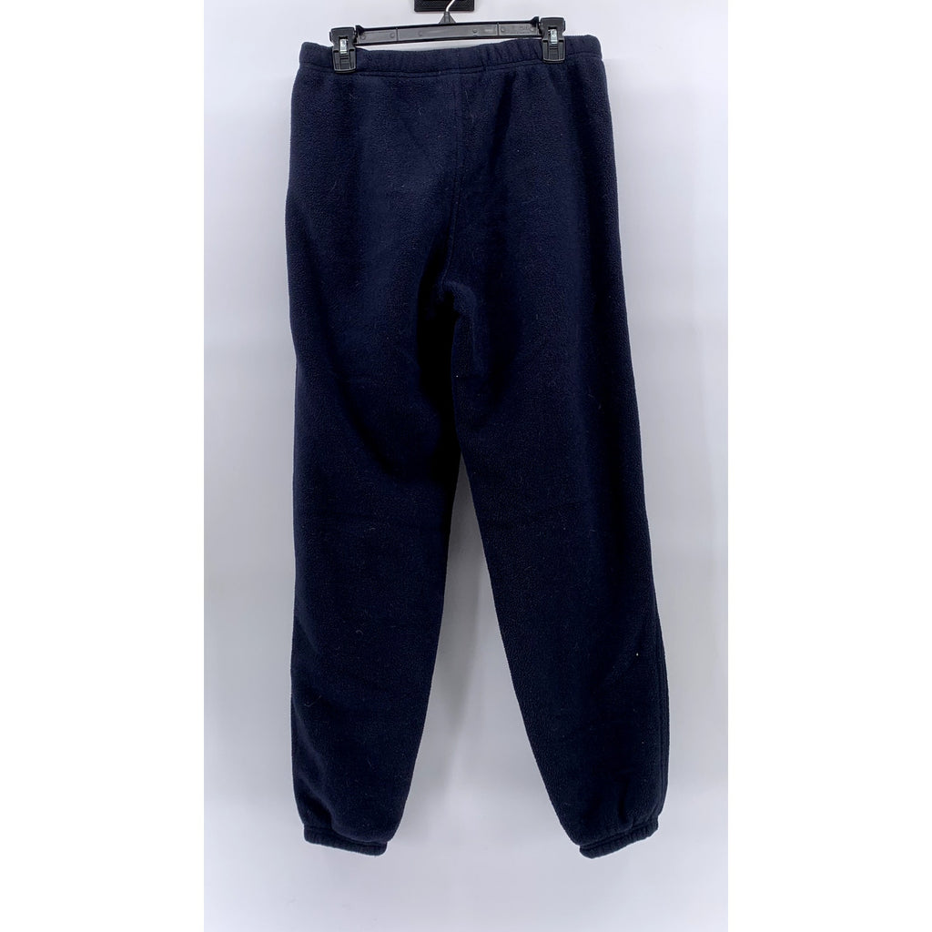 WOOLRICH Men's Navy Blue Polartec Sherpa Pull-On Sweatpants SZ M