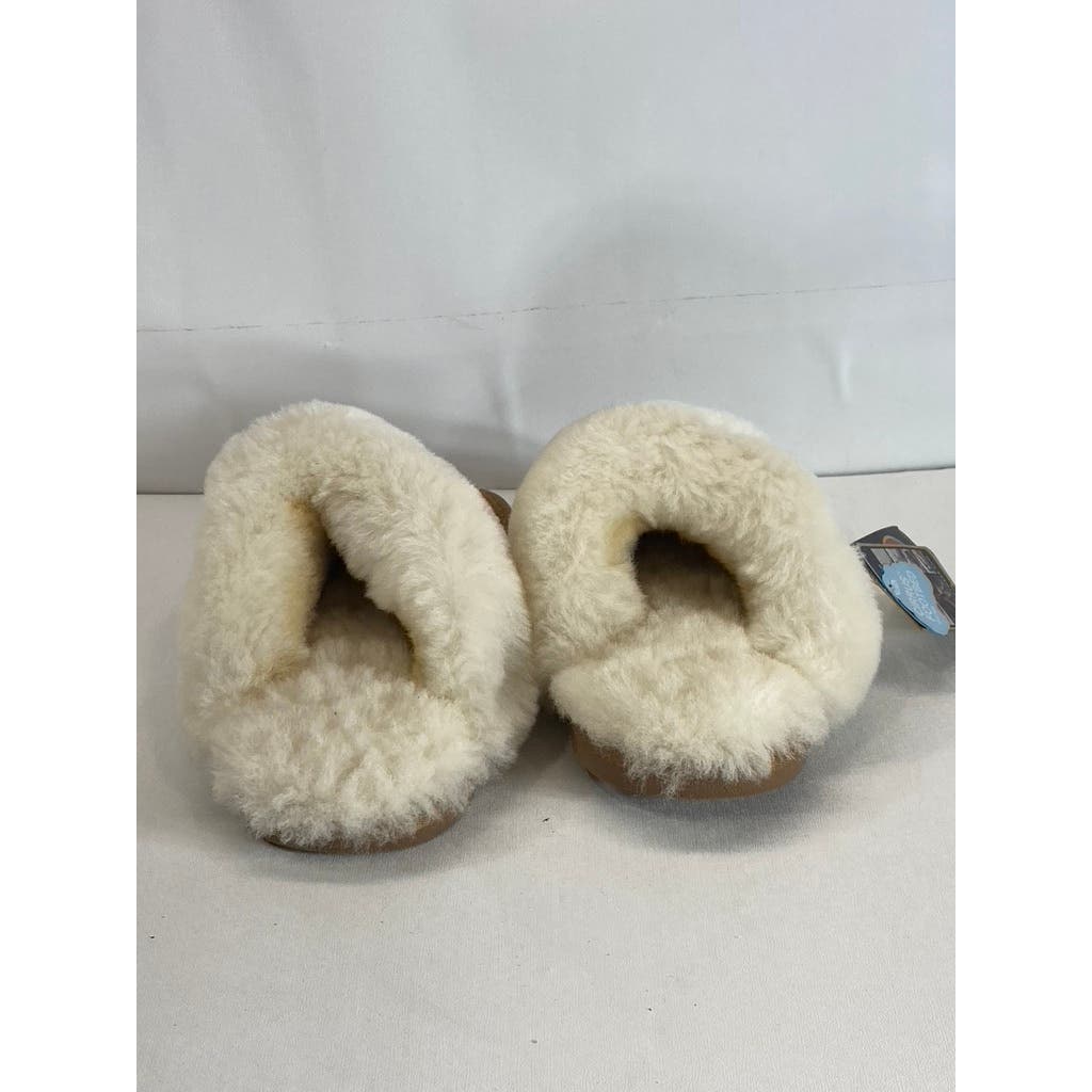 LAMO Women's Chestnut Doubleface Scuff Cirrus Memory Foam Slippers SZ S (5-6)