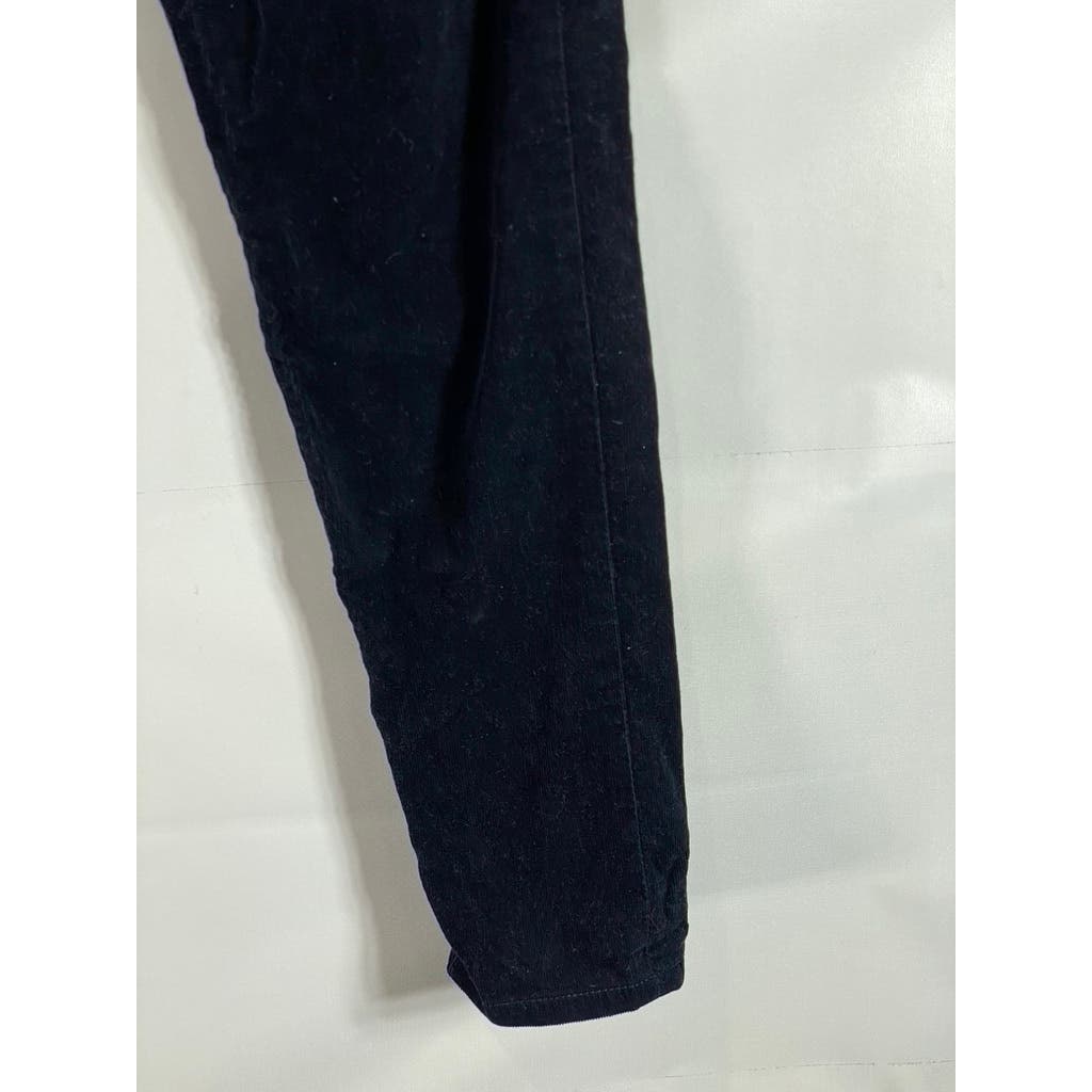 CLUB MONACO Women's Dark Blue 1985 Extra Slim-Fit Five-Pocket Corduroy Pant SZ32