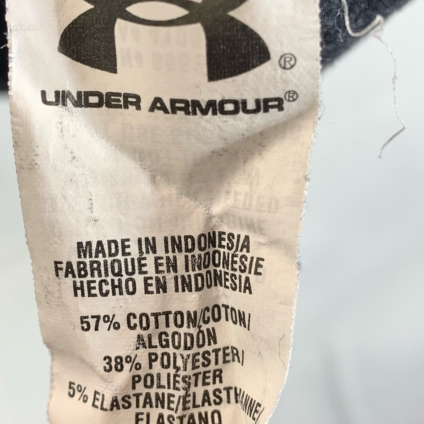 UNDER ARMOUR Men's Charcoal Crewneck Loose HeatGear Charged T-Shirt SZ L