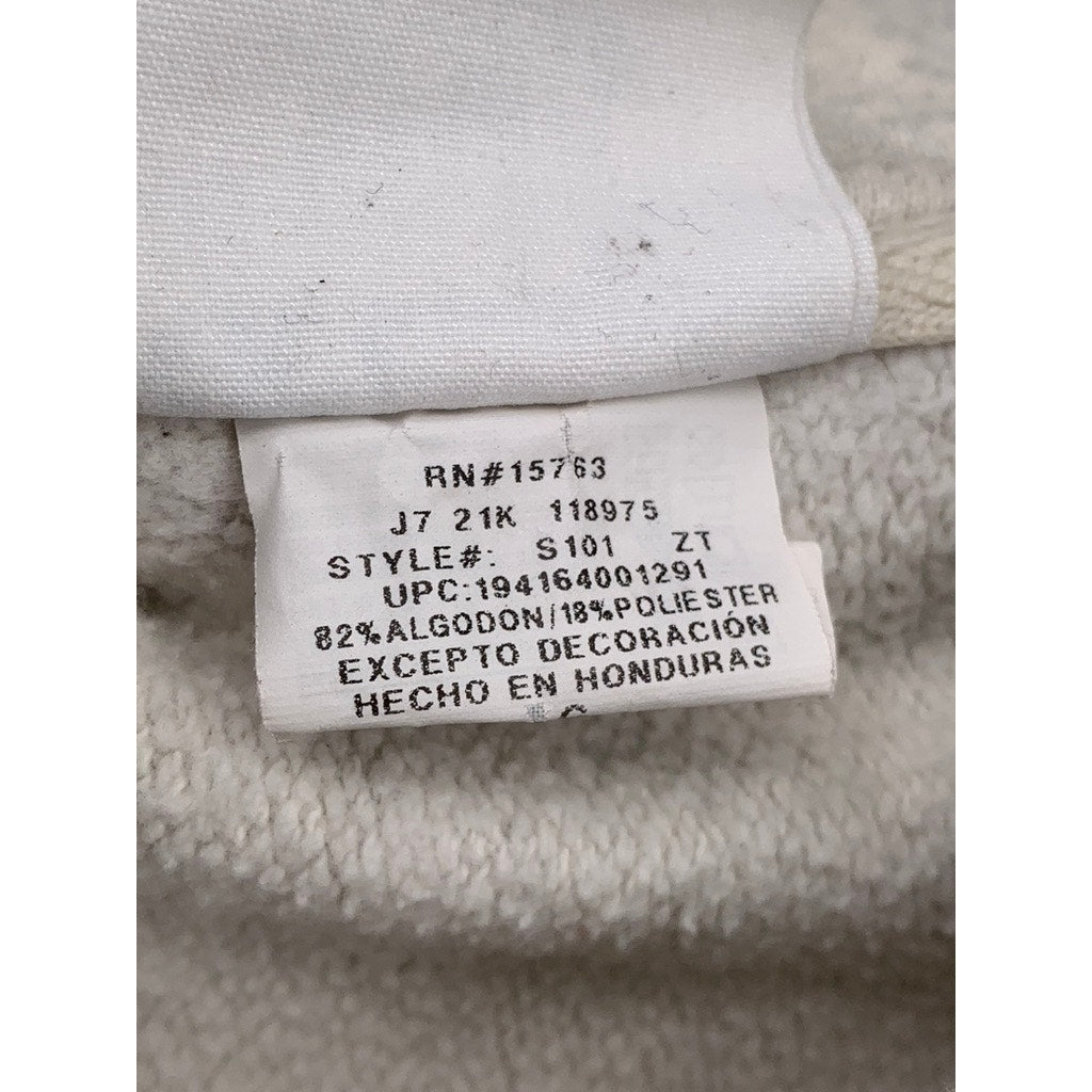 CHAMPION Men's Heather Gray Pilgrim Logo Hoodie SZ L