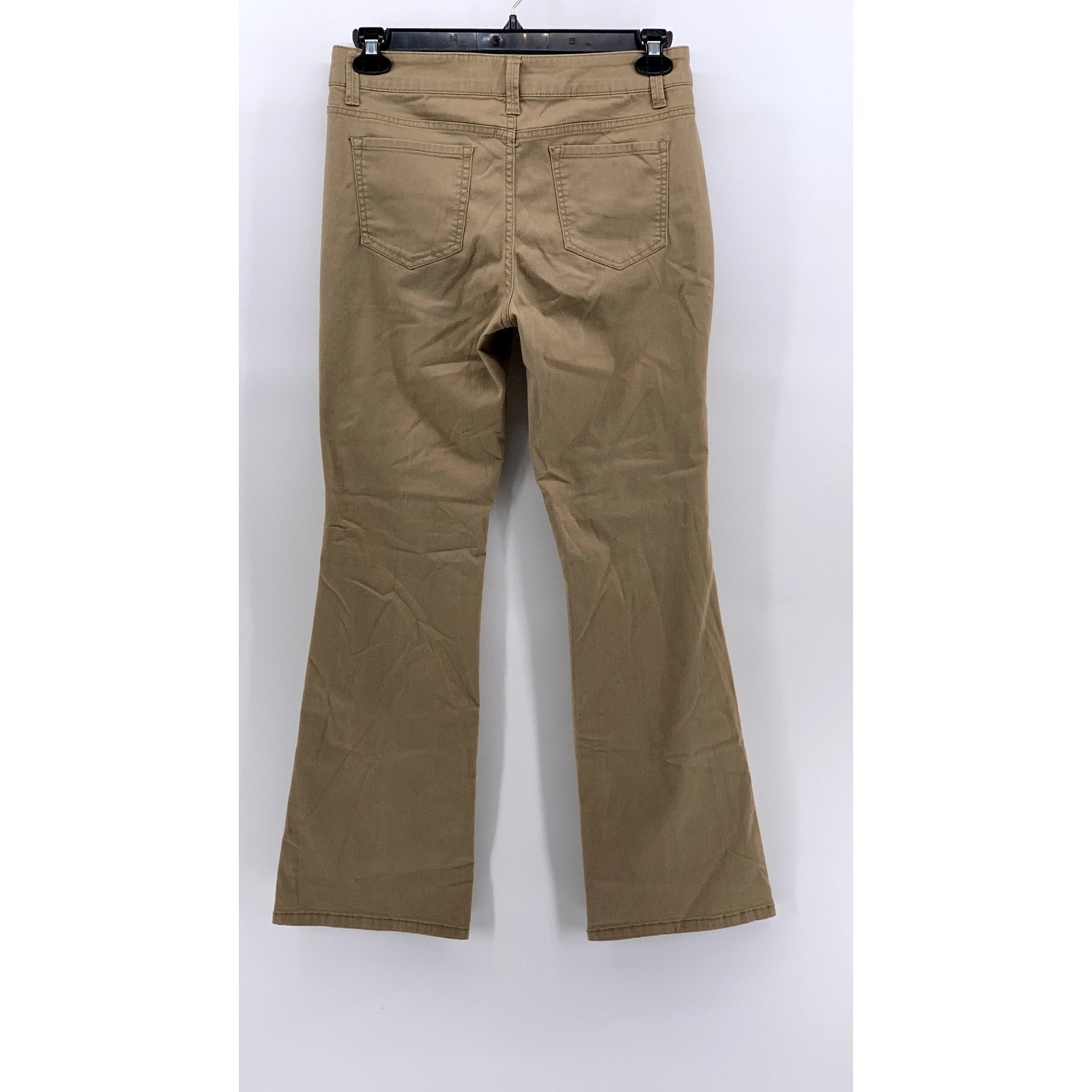 NO BOUNDARIES Women Juniors' Tan Mid-Rise Bootcut Jeans SZ 11