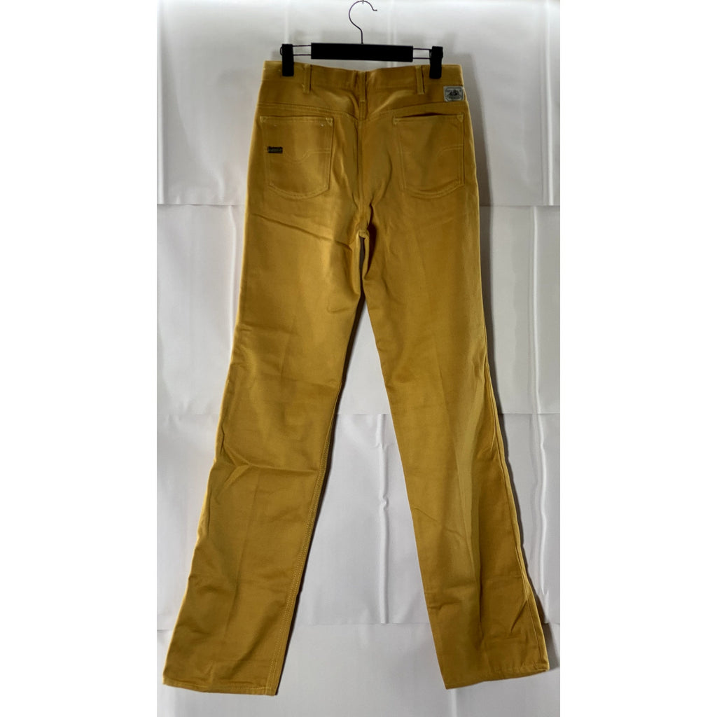 CAROCHE Men's Khaki Straight-Leg Five-Pocket Sanforized Pants SZ 30X36