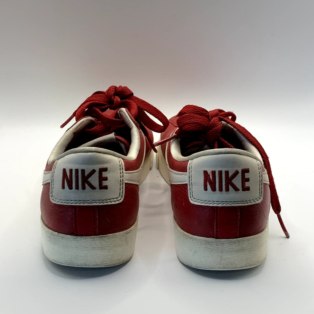 NIKE Women's Burgundy/White Blazer Low-Top Lace-Up Sneakers SZ 7.5