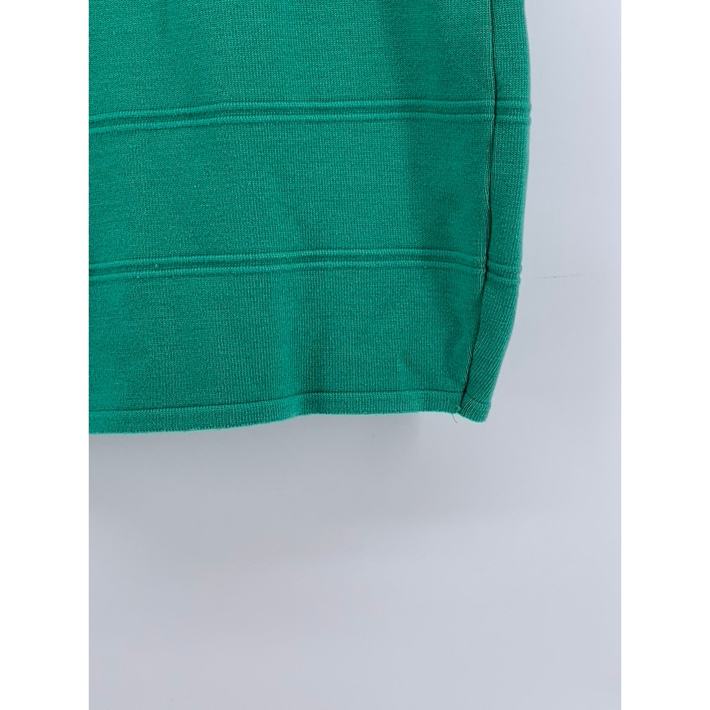 DEBUT Women's Green Solid Bodycon Mini Skirt SZ S