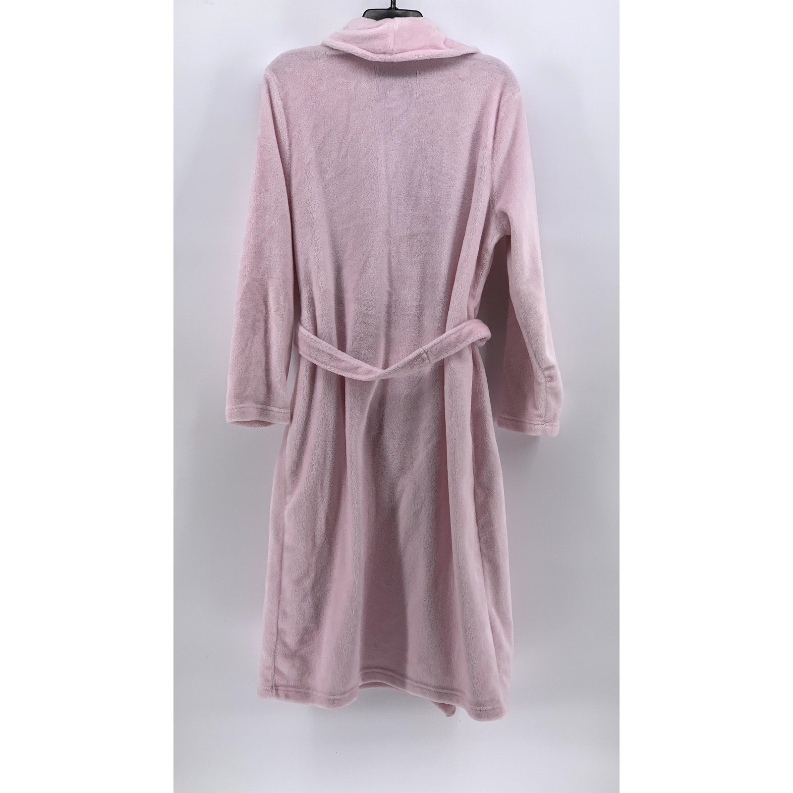 NICOLE MILLER Women's Pink Belted Polyester Robe SZ M