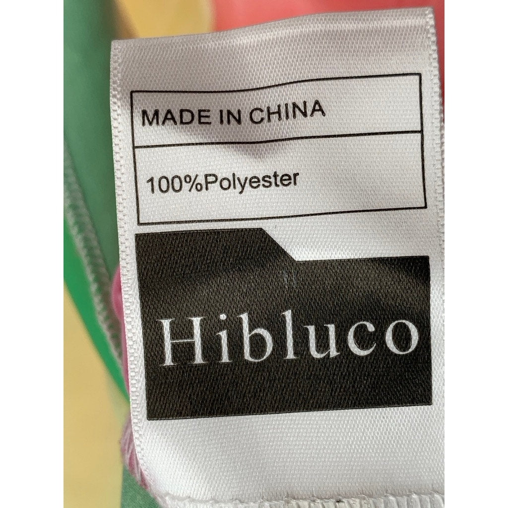 HIBLUCO Women's Multicolor Sheer Kimono SZ OS