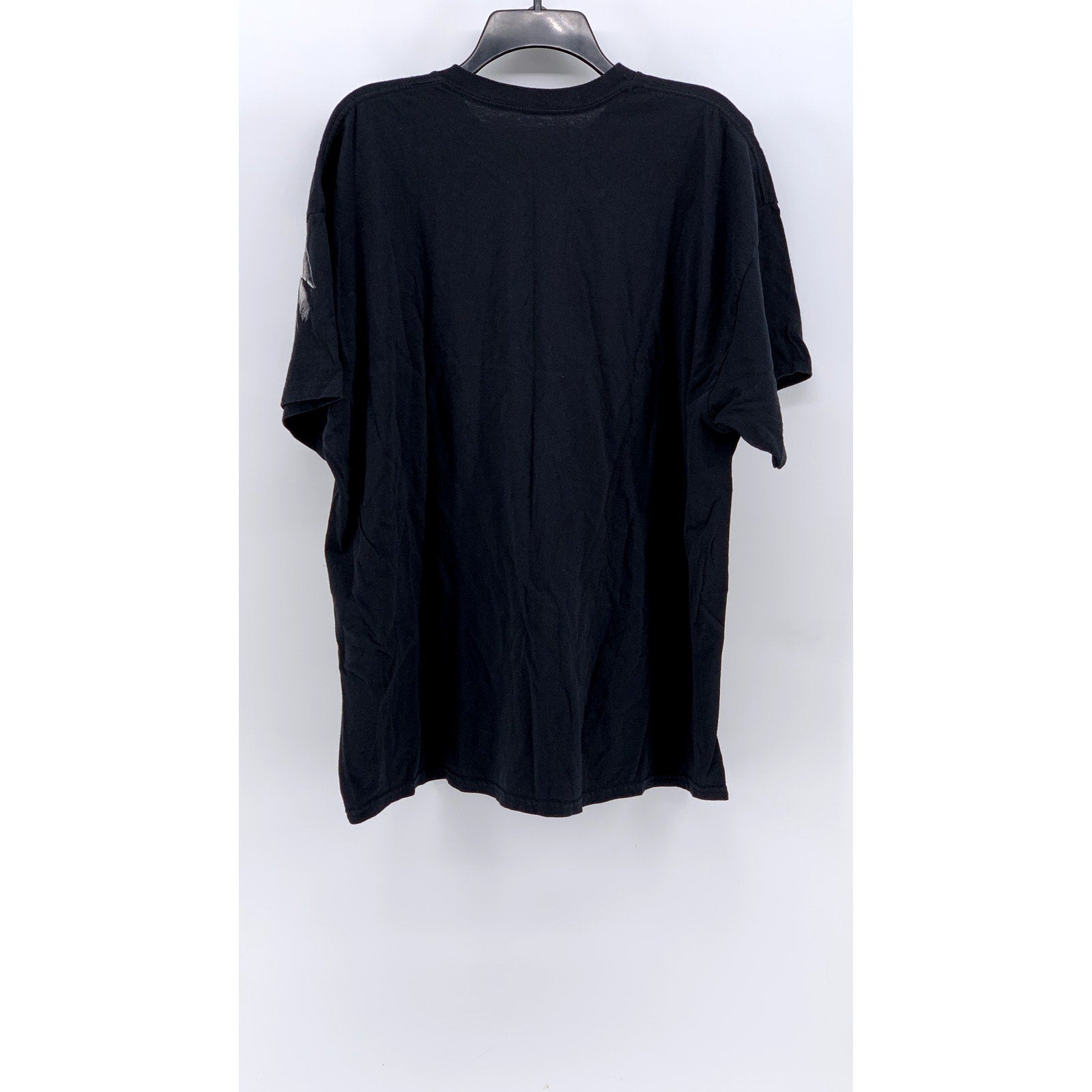 LIQUID BLUE Men's Black Grunge Graphic Crewneck Short Sleeve T-Shirt SZ 2XL