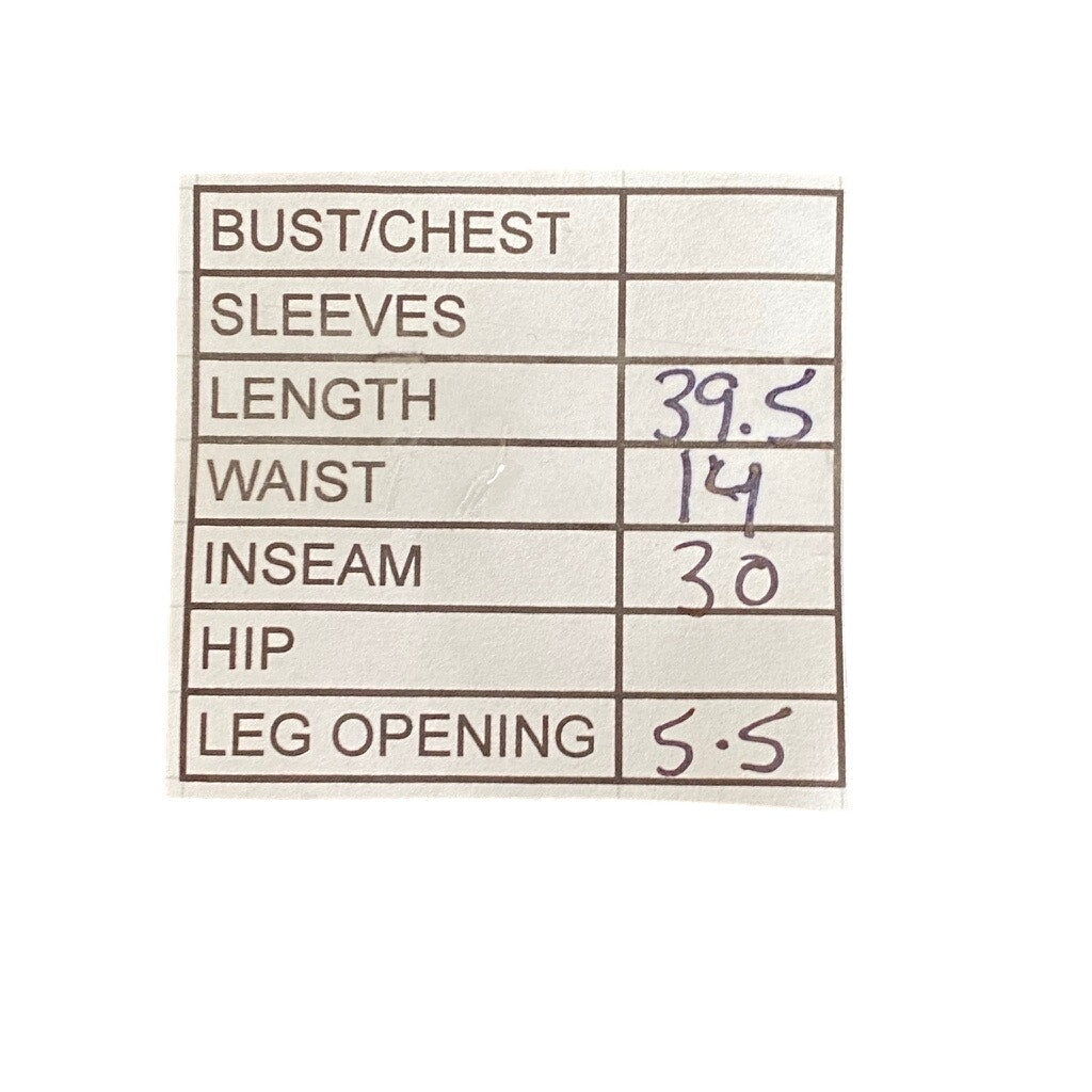 SPRWMN Women's Cognac-White Athletic Striped Capri Leather Leggings SZ S