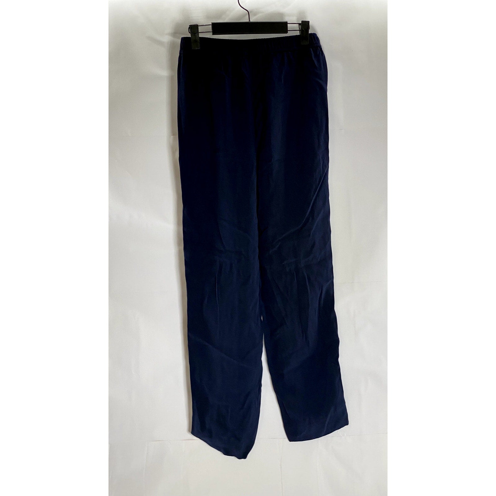 J.CREW Women's Blue/Yellow Double Stripe Crepe Pull-On Track Pants SZ 0