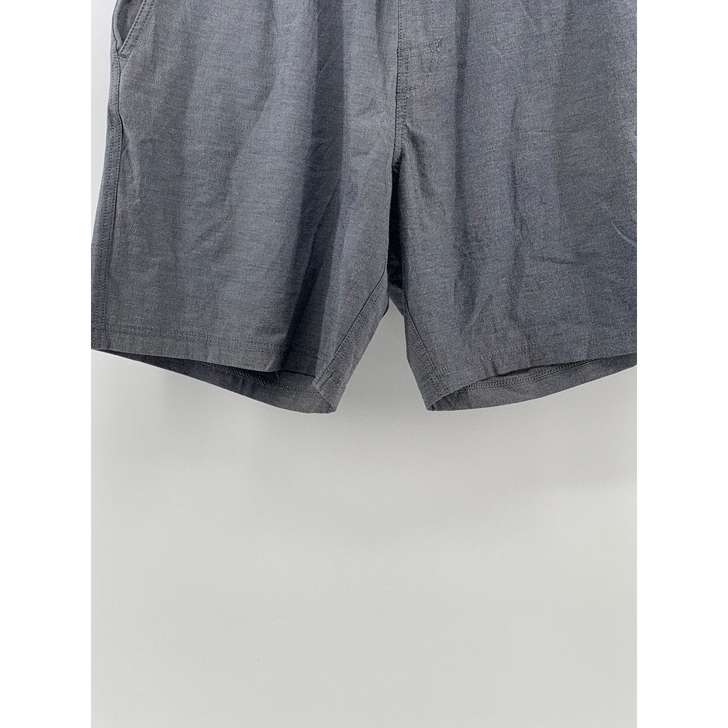 FAIR HARBOR Men's Gray Drawstring Pull-On Casual Shorts SZ L