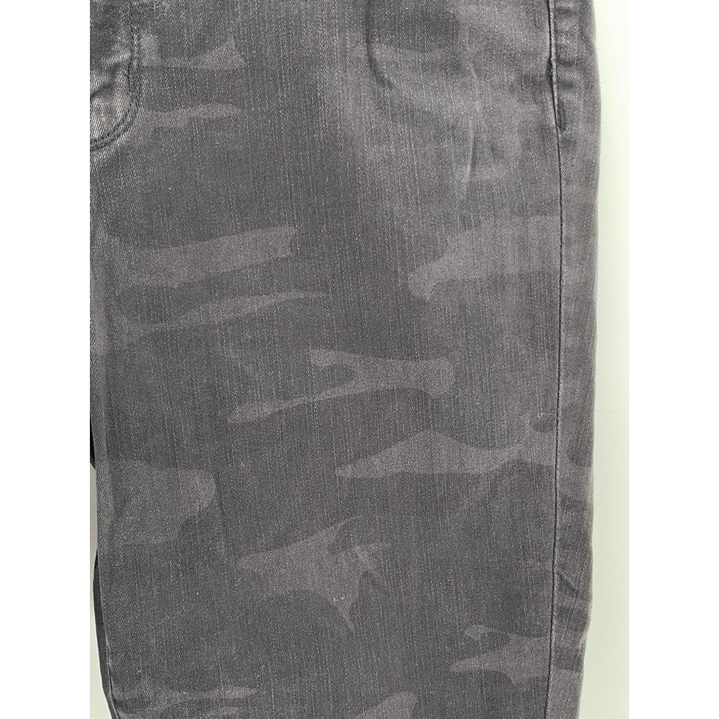 SOCIAL STANDARD By SANCTUARY Women's Black Camo Skinny Ankle Pants SZ 12