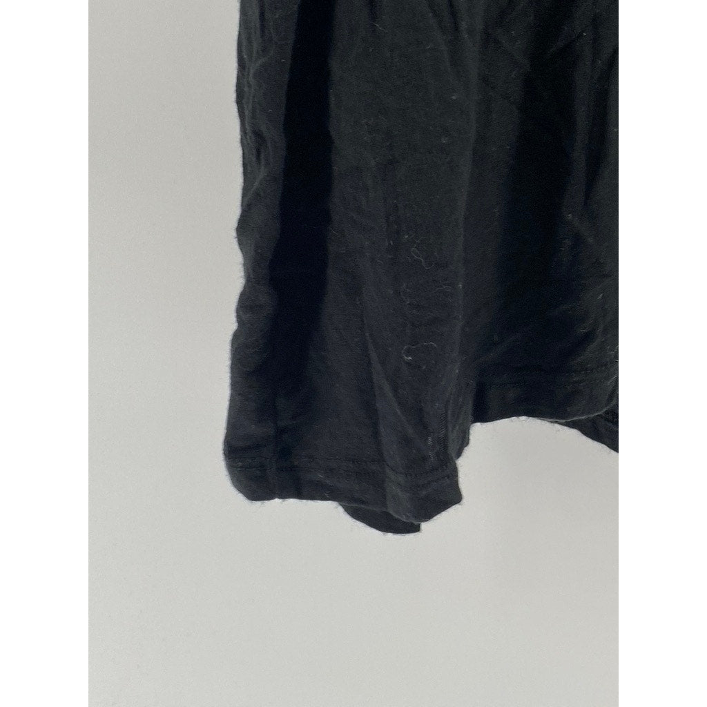 SIDE CCA Women's Vintage Black-Multi Sequin Embellished Shell Tank Top SZ L