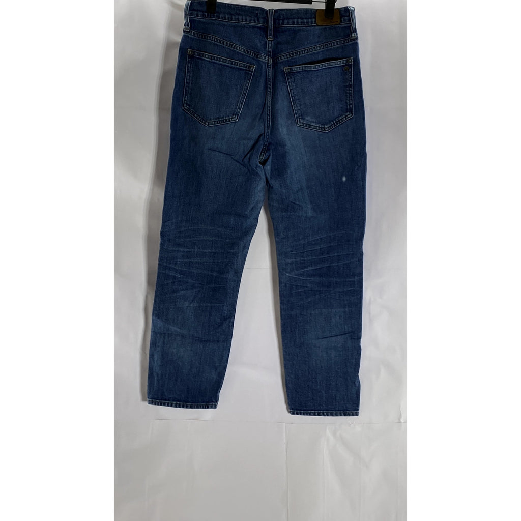 MADEWELL Women's Blue Five-Pocket The Perfect Vintage High-Rise Crop Jean SZ 27