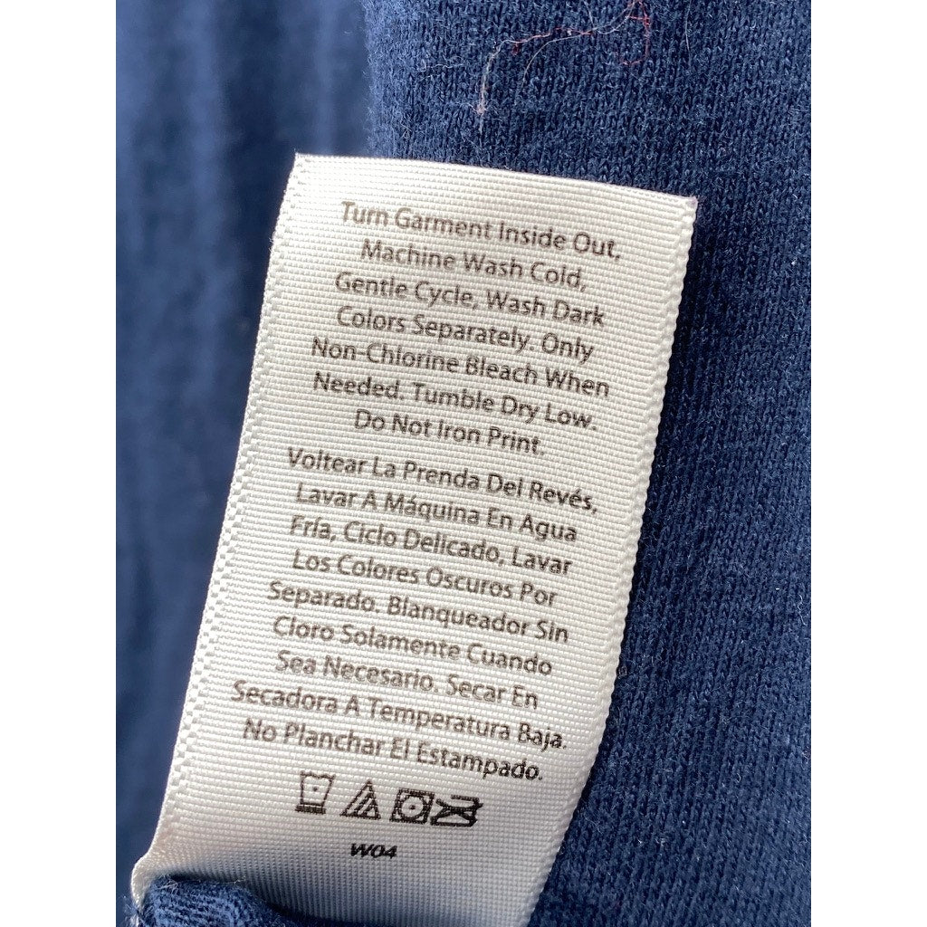 WAY TO CELEBRATE Men's Dark Blue Custom Crewneck Father's Day T-Shirt SZ 2XL