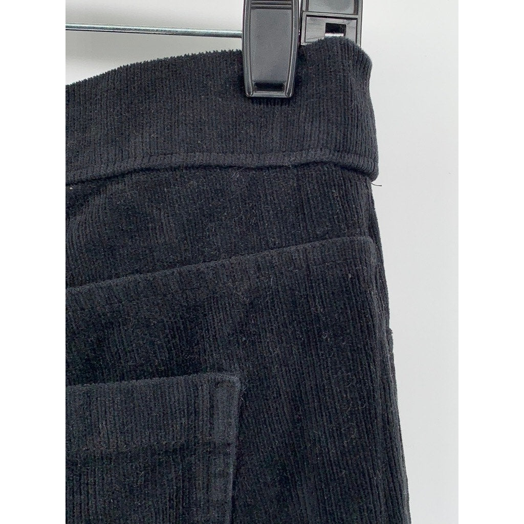GLORIA VANDERBILT Women's Black Corduroy Pants SZ M