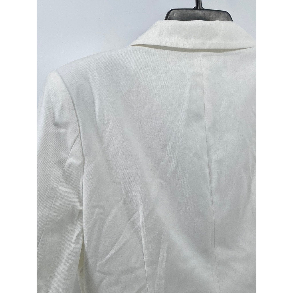 LIONESS Women's White VIP Only Long Sleeve Mini Dress SZ S