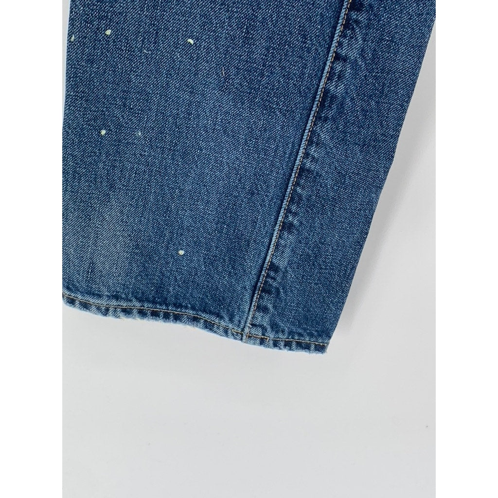 POLO RALPH LAUREN Men's Medium Blue Denim Regular-Fit Straight Leg Jean SZ 30X32