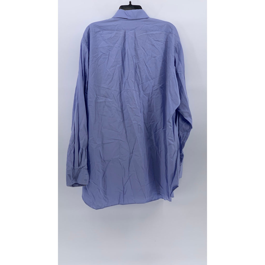 ROCHESTER Men's Big & Tall Blue Button-Up Long Sleeve Shirt SZ L