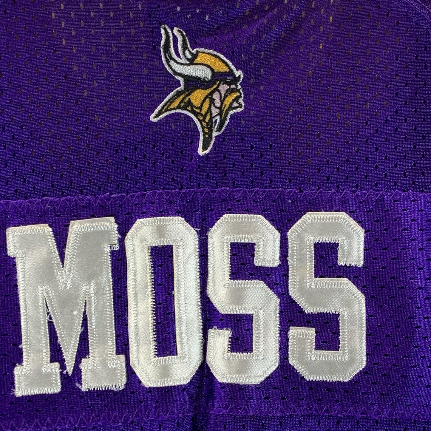 REEBOK ONFIELD Men's Purple Minnesota Vikings #84 Randy Moss NFL Jersey SZ 48