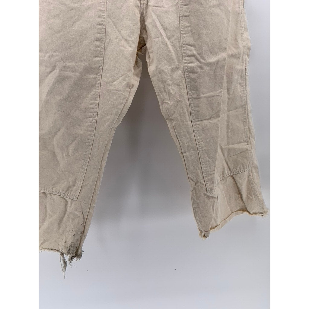 ROUND HOUSE Men's Off-White Carpenter Painter Pants SZ 42