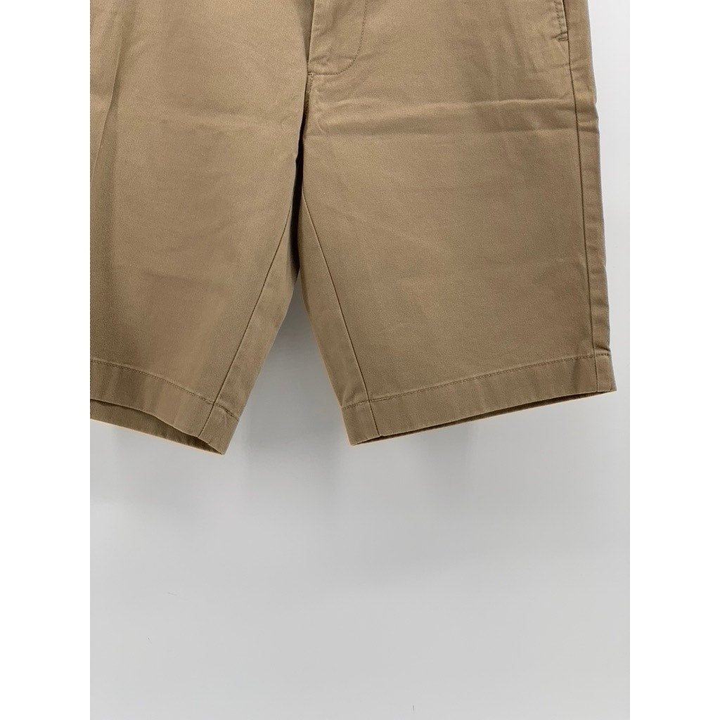 J.CREW Men's Tan 11" Rivington Straight-Leg Casual Chino Shorts SZ 31