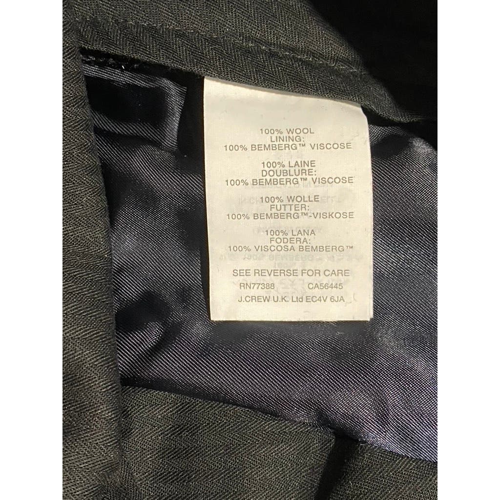 J. CREW Men's Navy Ludlow Classic-Fit Flat Front Stretch Wool Suit Pant SZ 30X32