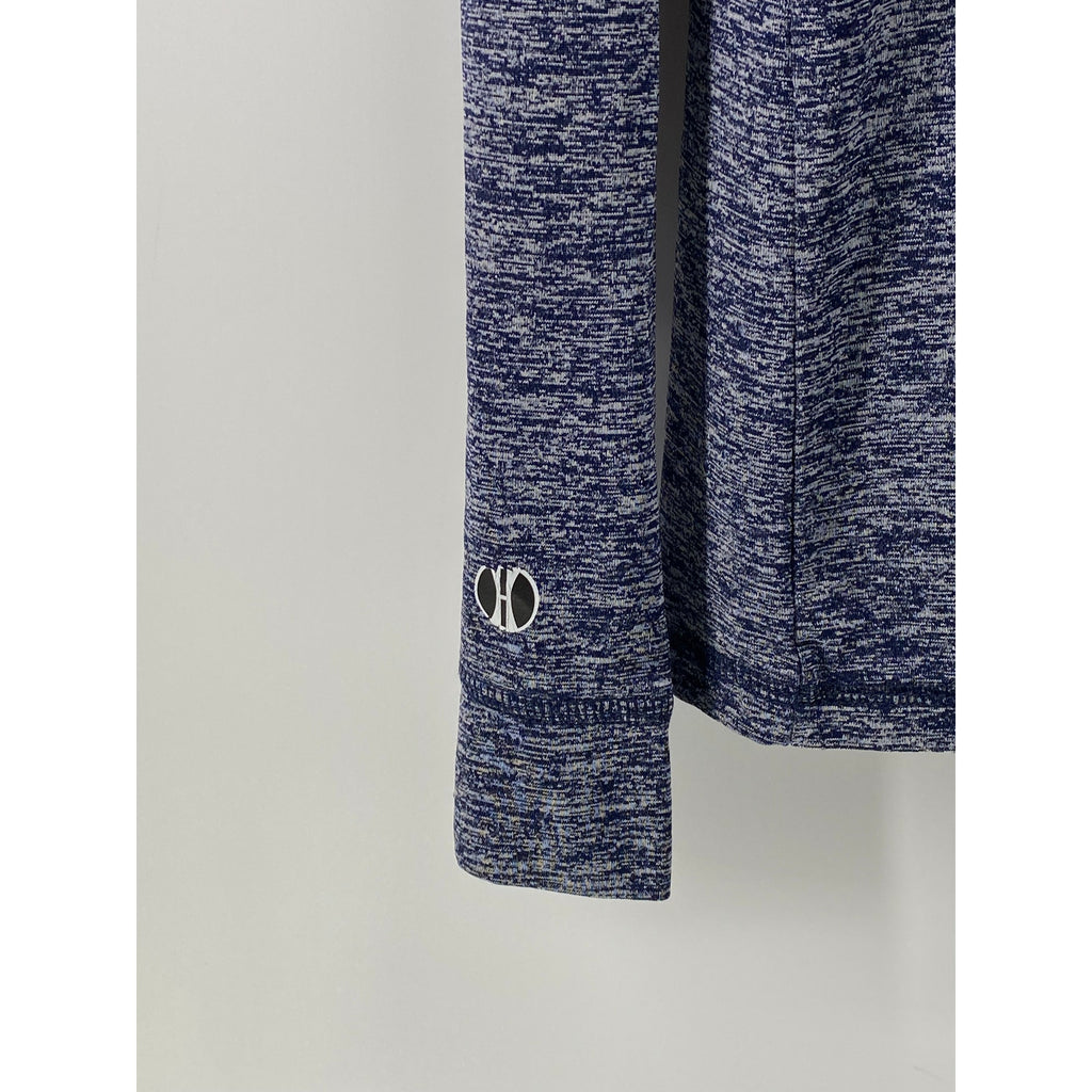 HOLLOWAY Women's Blue Crewneck Sunny Days Graphic Long Sleeve Top SZ S