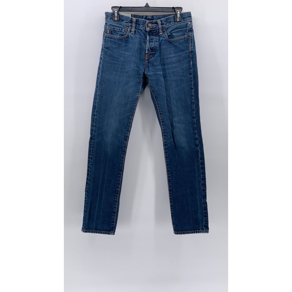 ABERCROMBIE & FITCH Men's Indigo Denim Skinny Regular-Fit Jeans SZ 28X30