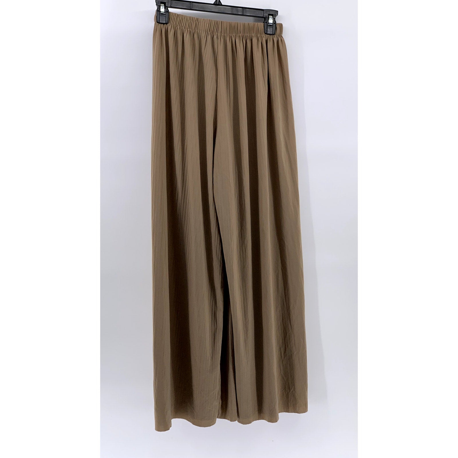 UNBRANDED Women's Tan Pleated Pants SZ S
