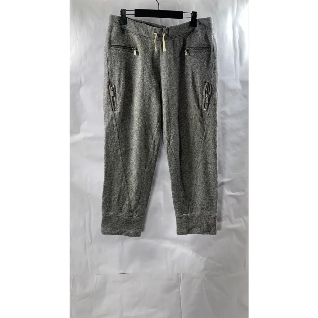 VICTORIA SECRET Women's Dark Gray Drawstring Waist Zipper Pocket Sweatpants SZ M