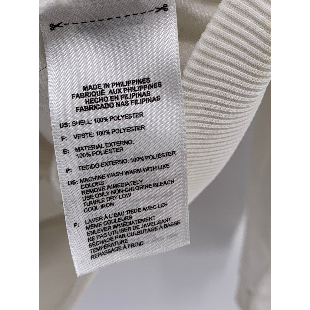 ADIDAS Men's Vintage 90's White-Black Tri-Stripe Adi Firebird Track Jacket SZ M