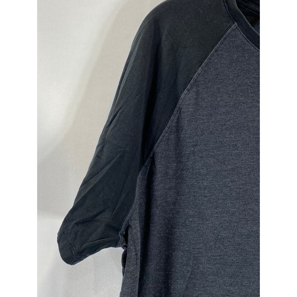 GOODFELLOW & CO Men's Black Crewneck Standard-Fit Short Sleeve T-Shirt SZ XL