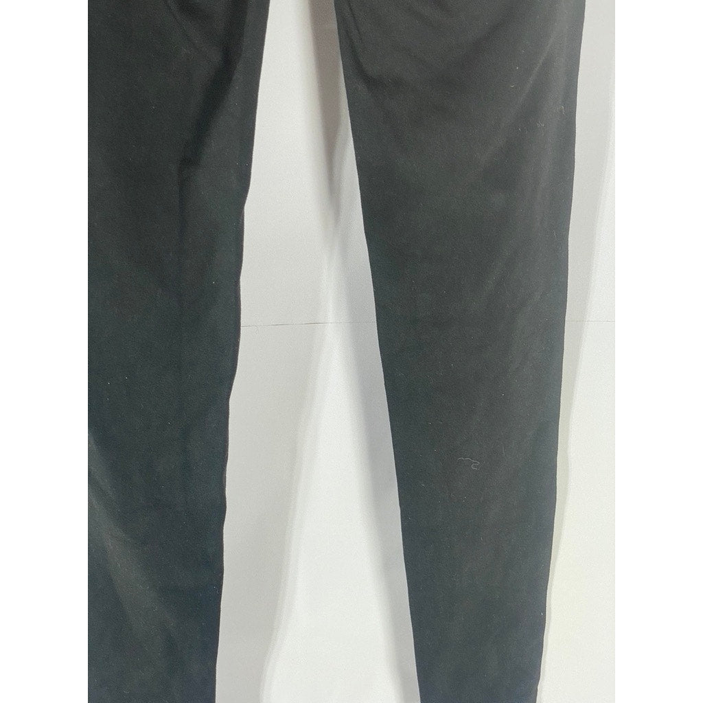 PINK By Victoria Secret Women's Black-White Banded Waist Pull-On Leggings SZ S